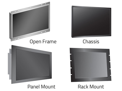 foto Displays LCD, de Alpha Display-Anatronic, para entornos industriales. Modelos de 5.7 a 32” para aplicaciones profesionales (24/7).